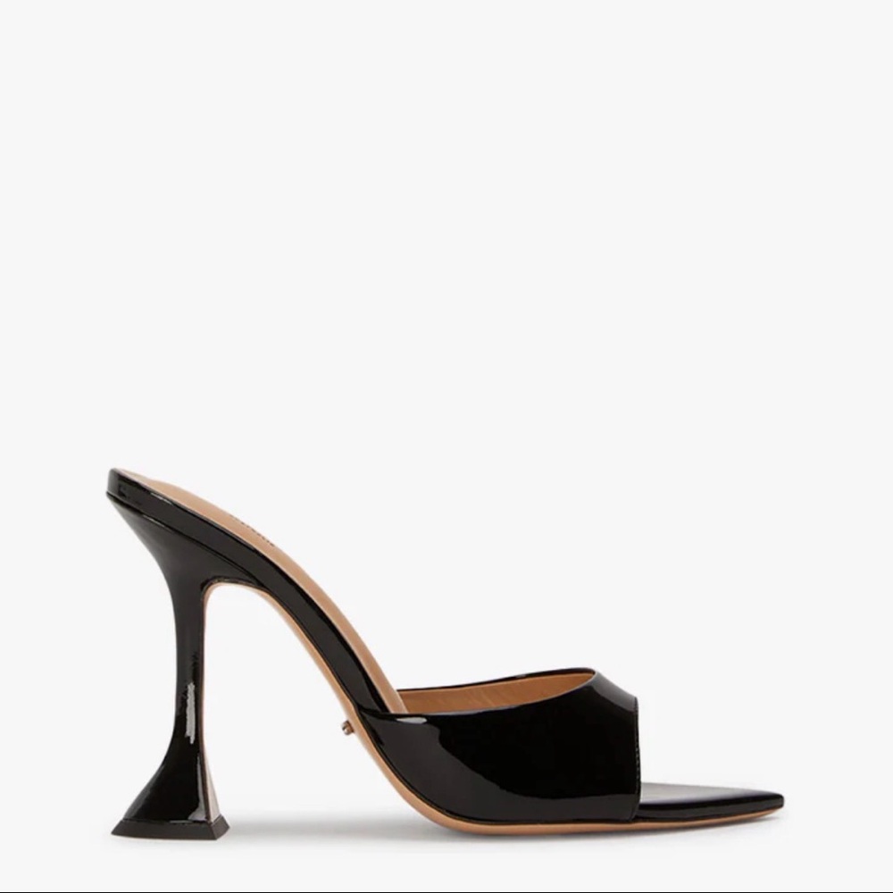 TONY BIANCO Marcel Black Patent Leather Heels